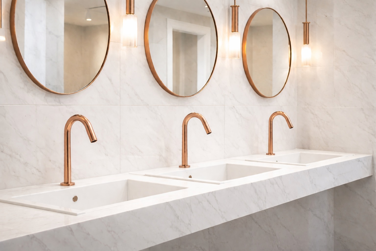 Marsala Deck Mount Rose Gold